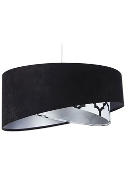 Czarno-srebrna asymetryczna lampa wisząca - EX997-Moslo ze sklepu Edinos.pl w kategorii Lampy wiszące - zdjęcie 172205680