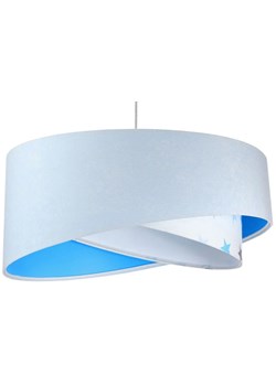 Biało-niebieska lampa wisząca dla dziecka - EXX09-Masza ze sklepu Edinos.pl w kategorii Lampy dziecięce - zdjęcie 172205800