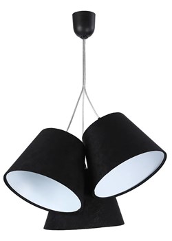 Czarno-biała potrójna lampa wisząca dzwonki - EXX69-Novida ze sklepu Edinos.pl w kategorii Lampy wiszące - zdjęcie 172206250