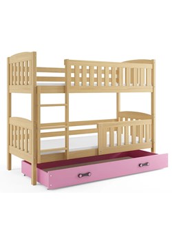 Drewniane łóżko dla dzieci z drabinką 80x190- Celinda 2X ze sklepu Edinos.pl w kategorii Łóżka dziecięce - zdjęcie 172206410