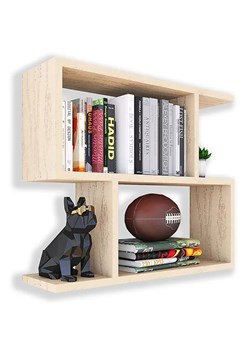 Minimalistyczna Półka Ścienna Dąb Sonoma H8-A85 ze sklepu Edinos.pl w kategorii Półki - zdjęcie 172206524