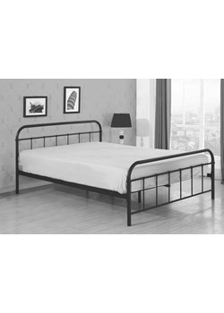 Jednoosobowe łóżko metalowe 120x200 Doris ze sklepu Edinos.pl w kategorii Łóżka i materace - zdjęcie 172207344