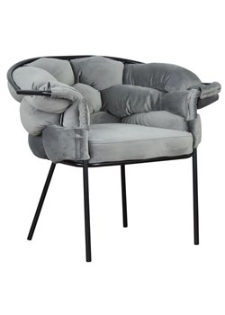 Szary fotel wypoczynkowy Renfi 3X - 68 kolorów ze sklepu Edinos.pl w kategorii Fotele - zdjęcie 172207464