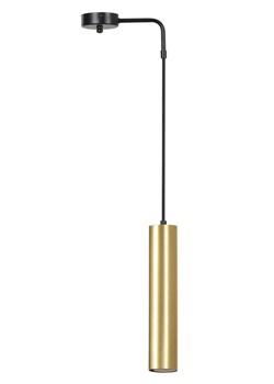Czarna nowoczesna lampa wisząca tuba - D061-Favis ze sklepu Edinos.pl w kategorii Lampy wiszące - zdjęcie 172208744