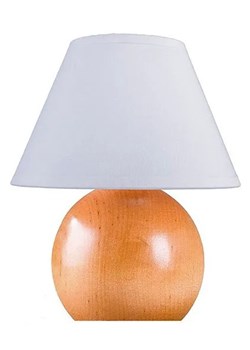 Okrągła lampka nocna drewniana buk - S226-Migra ze sklepu Edinos.pl w kategorii Lampy stołowe - zdjęcie 172208821