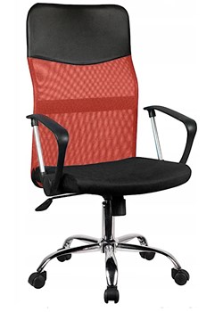 Czerwony ergonomiczny fotel obrotowy - Ferno ze sklepu Edinos.pl w kategorii Krzesła biurowe - zdjęcie 172209841