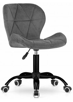 Szare obrotowe krzesło biurowe - Renes 5X ze sklepu Edinos.pl w kategorii Krzesła biurowe - zdjęcie 172210033