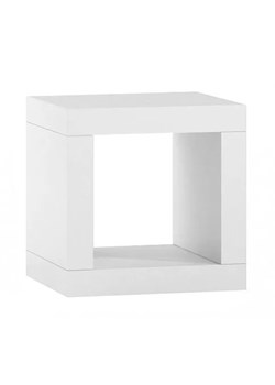 Biała kwadratowa skandynawska półka Idris 2X ze sklepu Edinos.pl w kategorii Półki - zdjęcie 172210274