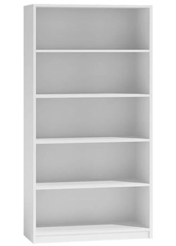 Regał z półkami Nidan 4X - biały ze sklepu Edinos.pl w kategorii Regały i witryny - zdjęcie 172210441