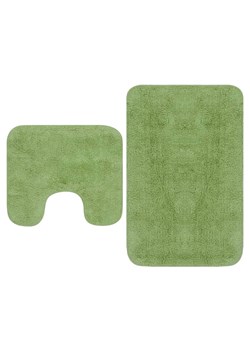 Zielone antypoślizgowe dywaniki łazienkowe - Lesnar ze sklepu Edinos.pl w kategorii Dywaniki łazienkowe - zdjęcie 172210634