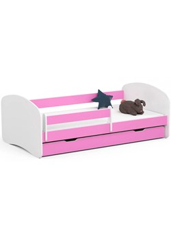 Łóżko dla dziewczynki białe + różowy - Ellsa 3X 70x140 ze sklepu Edinos.pl w kategorii Łóżka dziecięce - zdjęcie 172210910