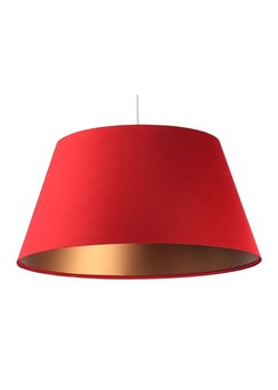 Czerwona nowoczesna lampa wisząca dzwon - S406-Ohra ze sklepu Edinos.pl w kategorii Lampy wiszące - zdjęcie 172211294
