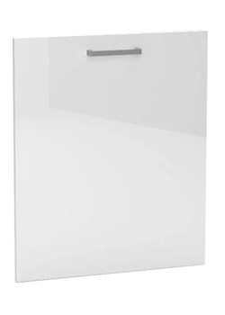 Biały minimalistyczny front z uchwytem do zmywarki - Elora 20X 60 cm połysk ze sklepu Edinos.pl w kategorii Meble kuchenne - zdjęcie 172212481