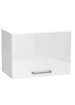 Biała szafka nad okap kuchenny - Elora 23X 50 cm połysk ze sklepu Edinos.pl w kategorii Meble kuchenne - zdjęcie 172212491