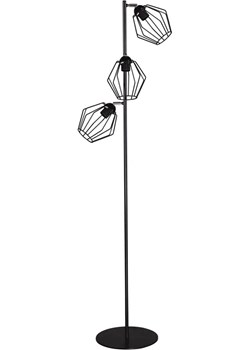 Czarna industrialna lampa podłogowa - S571-Xara ze sklepu Edinos.pl w kategorii Lampy podłogowe - zdjęcie 172212744