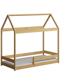 Drewniane łóżko w kształcie domku dla dziecka, sosna - Rara 180x90 cm ze sklepu Edinos.pl w kategorii Łóżka dziecięce - zdjęcie 172213464