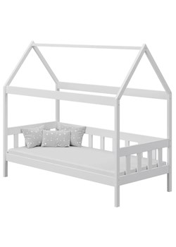 Białe łóżko domek z materacem - Dada 3X 160x80 cm ze sklepu Edinos.pl w kategorii Łóżka dziecięce - zdjęcie 172213520
