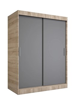Szafa przesuwna 150 cm dąb sonoma + antracyt H5-H39 - id: 23555 - marki Elior - 172214070 Szafa przesuwna 150 cm dąb sonoma + antracyt H5-H39 ze sklepu Edinos.pl w kategorii Szafy - zdjęcie 172214070