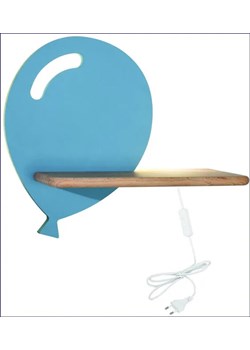 Niebieska lampka dziecięca w kształcie balonika - K019-Kiki ze sklepu Edinos.pl w kategorii Lampy dziecięce - zdjęcie 172214164