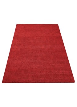 Czerwony dywan z długim włosiem - Trino ze sklepu Edinos.pl w kategorii Dywany - zdjęcie 172215394