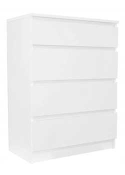Biała nowoczesna komoda z szufladami - Fordi 5X ze sklepu Edinos.pl w kategorii Komody - zdjęcie 172216601