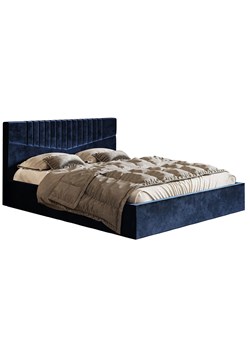Tapicerowane łóżko 120x200 Landes 4X - 36 kolorów ze sklepu Edinos.pl w kategorii Łóżka i materace - zdjęcie 172217174