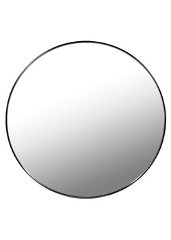 Czarne okrągłe lustro industrialne 70 cm - Pireo ze sklepu Edinos.pl w kategorii Lustra - zdjęcie 172218282