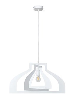 Biała nowoczesna lampa w stylu loft - A75-Peza ze sklepu Edinos.pl w kategorii Lampy wiszące - zdjęcie 172218793