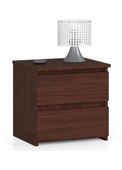 Klasyczna Szafka Nocna W Kolorze Wenge T7-L68 ze sklepu Edinos.pl w kategorii Stoliki i szafki nocne - zdjęcie 172219043
