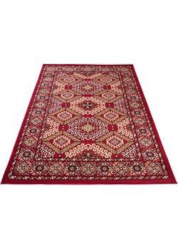 Czerwony prostokątny dywan w rustykalnym stylu - Lano 4X ze sklepu Edinos.pl w kategorii Dywany - zdjęcie 172219222