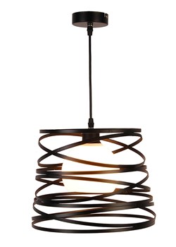 Czarna lampa wisząca w stylu loft - T004 - Rollon ze sklepu Edinos.pl w kategorii Lampy wiszące - zdjęcie 172219722