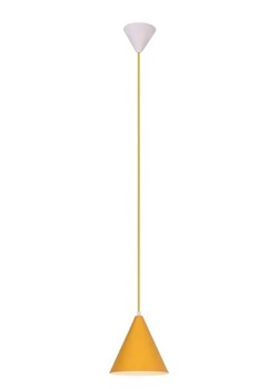 Żółta lampa wisząca stożek - V014-Selio ze sklepu Edinos.pl w kategorii Lampy wiszące - zdjęcie 172219750