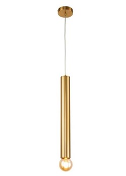 Złota podłużna lampa wisząca oprawa 50 cm - V025-Malone ze sklepu Edinos.pl w kategorii Lampy wiszące - zdjęcie 172219770