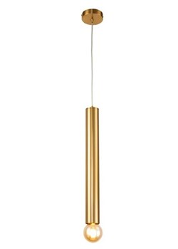 Złota podłużna lampa wisząca oprawa 50 cm - V025 E3-L46 ze sklepu Edinos.pl w kategorii Lampy wiszące - zdjęcie 172219770