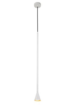 Biała metalowa długa lampa wisząca nad wyspę - V055-Sunagio ze sklepu Edinos.pl w kategorii Lampy wiszące - zdjęcie 172219812