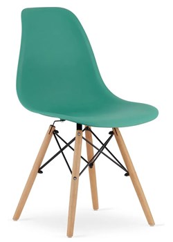 Zielone krzesło profilowane nowoczesne - Naxin 4X ze sklepu Edinos.pl w kategorii Krzesła - zdjęcie 172219981