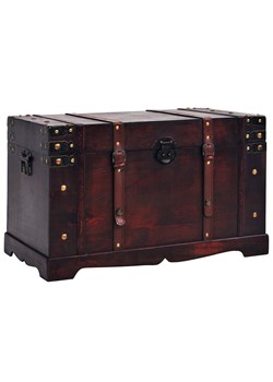 Zamykany kufer na pościel w stylu vintage - skrzynia Komero ze sklepu Edinos.pl w kategorii Meble - zdjęcie 172220272