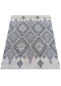 Szary prostokątny dywan z wzorami - Fivo 3X ze sklepu Edinos.pl w kategorii Dywany - zdjęcie 172222072