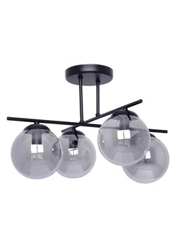 Nowoczesna grafitowa lampa sufitowa P7-C54 ze sklepu Edinos.pl w kategorii Lampy wiszące - zdjęcie 172222223