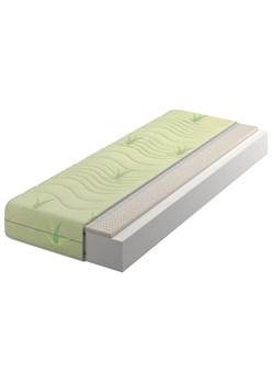 Materac piankowo-lateksowy z pokrowcem aloe vera 160x200 A1-Z94 ze sklepu Edinos.pl w kategorii Łóżka i materace - zdjęcie 172222693