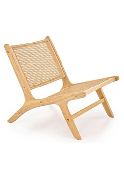 Rustykalne krzesło ogrodowe z litego drewna - Temires 3X ze sklepu Edinos.pl w kategorii Krzesła - zdjęcie 172223542