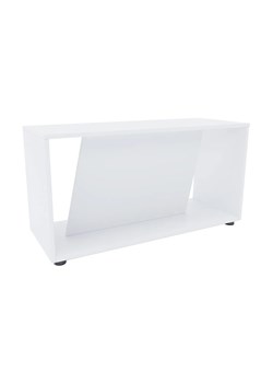 Biały minimalistyczny stolik kawowy - Vortex 3X ze sklepu Edinos.pl w kategorii Stoliki kawowe - zdjęcie 172223820