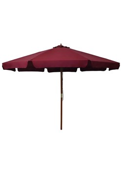 Burgundowy parasol ogrodowy - Karcheros ze sklepu Edinos.pl w kategorii Parasole ogrodowe - zdjęcie 172224564