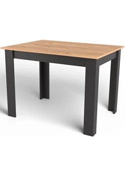 Nowoczesny stół do salonu dąb craft + czarny - Silio 4X ze sklepu Edinos.pl w kategorii Stoły - zdjęcie 172224792