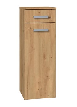 Wąska Szafka Łazienkowa Półsłupek Dąb Artisan Z4-K98 ze sklepu Edinos.pl w kategorii Szafki i regały łazienkowe - zdjęcie 172225381