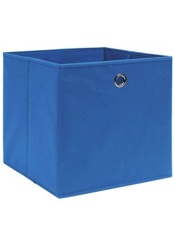 Niebieski komplet pudełek do przechowywania 4 sztuki - Fiwa 3X ze sklepu Edinos.pl w kategorii Pudełka i pojemniki - zdjęcie 172225803