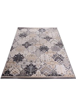 Szary prostokątny wzorzysty dywan - Igras 4X ze sklepu Edinos.pl w kategorii Dywany - zdjęcie 172225921