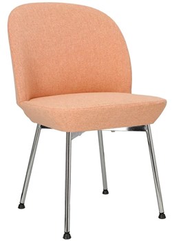 Różowe krzesło tapicerowane nowoczesne do stołu - Zico 4X ze sklepu Edinos.pl w kategorii Krzesła - zdjęcie 172226433
