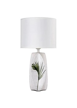 Biała lampa stołowa - K285-Cantrell ze sklepu Edinos.pl w kategorii Lampy stołowe - zdjęcie 172227132