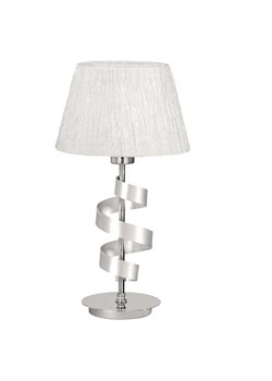 Srebrna lampka nocna - K293-Naresto ze sklepu Edinos.pl w kategorii Lampy stołowe - zdjęcie 172227140